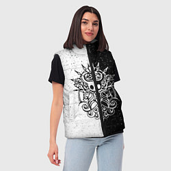 Женский жилет Hollow Knight, цвет: 3D-черный — фото 2