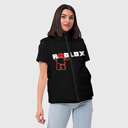 Женский жилет Роблокс Roblox, цвет: 3D-черный — фото 2
