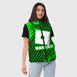 Женский жилет Roblox, цвет: 3D-светло-серый — фото 2