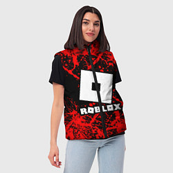 Женский жилет Roblox, цвет: 3D-светло-серый — фото 2