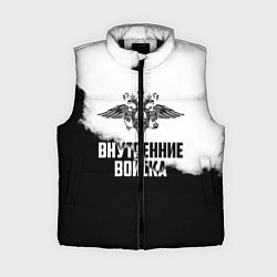Женский жилет Внутренние Войска, цвет: 3D-черный