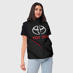 Женский жилет TOYOTA, цвет: 3D-красный — фото 2