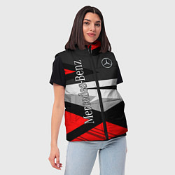 Женский жилет Mercedes-Benz, цвет: 3D-черный — фото 2