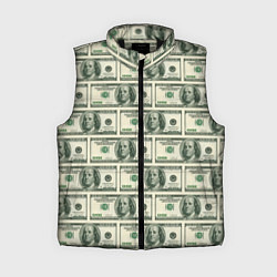 Женский жилет Денежная тема
