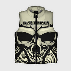 Женский жилет Iron Maiden, цвет: 3D-светло-серый