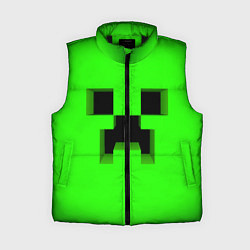 Женский жилет MINECRAFT, цвет: 3D-черный