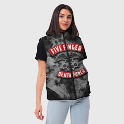 Женский жилет Five Finger Death Punch, цвет: 3D-красный — фото 2