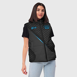 Женский жилет Audi RS, цвет: 3D-светло-серый — фото 2