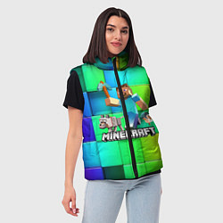 Женский жилет MINECRAFT, цвет: 3D-красный — фото 2