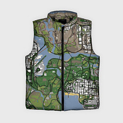 Женский жилет San andreas, цвет: 3D-черный