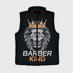 Женский жилет Barber King Барбер Король, цвет: 3D-красный