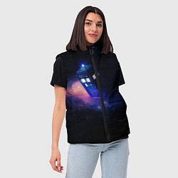 Женский жилет TARDIS, цвет: 3D-красный — фото 2