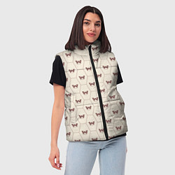 Женский жилет Westworld Logo Pattern, цвет: 3D-черный — фото 2