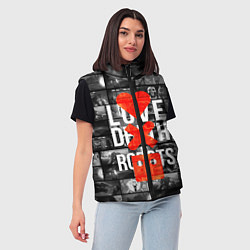 Женский жилет LOVE DEATH ROBOTS LDR, цвет: 3D-красный — фото 2