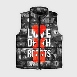 Женский жилет LOVE DEATH ROBOTS LDR, цвет: 3D-черный