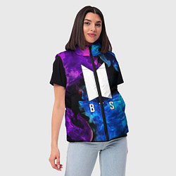 Женский жилет BTS, цвет: 3D-черный — фото 2