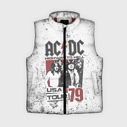 Женский жилет ACDC, цвет: 3D-красный