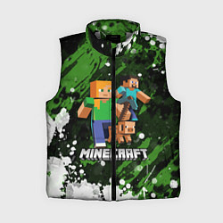 Женский жилет Minecraft Майнкрафт, цвет: 3D-светло-серый