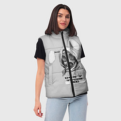 Женский жилет Don't touch me, цвет: 3D-светло-серый — фото 2