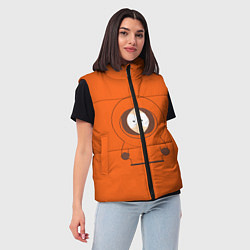 Женский жилет ЮЖНЫЙ ПАРК, цвет: 3D-светло-серый — фото 2