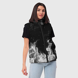 Женский жилет БЕЛЫЙ ОГОНЬ, цвет: 3D-светло-серый — фото 2