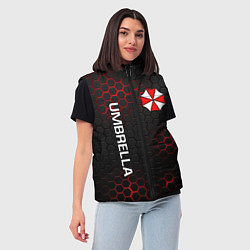 Женский жилет UMBRELLA CORP, цвет: 3D-красный — фото 2