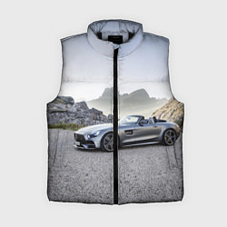 Женский жилет Mercedes V8 Biturbo, цвет: 3D-черный