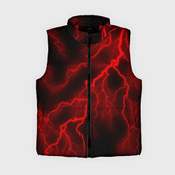 Женский жилет МОЛНИЯ RED NEON