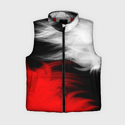 Женский жилет ПЕРЬЯ, цвет: 3D-красный