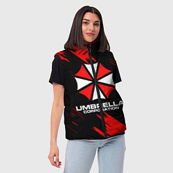 Женский жилет Umbrella Corporation, цвет: 3D-черный — фото 2