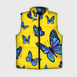 Женский жилет БАБОЧКИ, цвет: 3D-красный