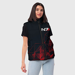 Женский жилет MASS EFFECT N7, цвет: 3D-красный — фото 2