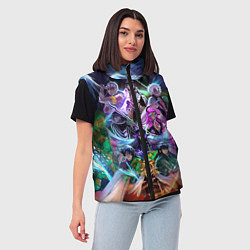 Женский жилет KIMETSU NO YAIBA, цвет: 3D-черный — фото 2