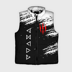 Женский жилет ВЕДЬМАК, цвет: 3D-черный