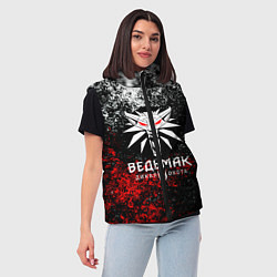 Женский жилет The Witcher 3, цвет: 3D-красный — фото 2