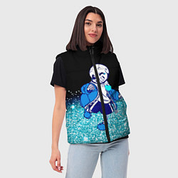 Женский жилет Undertale, цвет: 3D-красный — фото 2