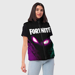 Женский жилет FORTNITE, цвет: 3D-черный — фото 2