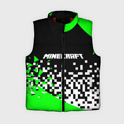 Женский жилет Minecraft, цвет: 3D-красный