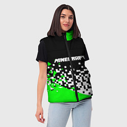 Женский жилет Minecraft, цвет: 3D-красный — фото 2