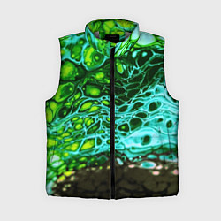 Женский жилет Кислотные разводы краски, цвет: 3D-светло-серый