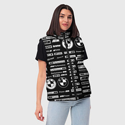 Женский жилет BMW, цвет: 3D-светло-серый — фото 2