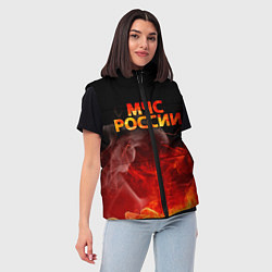 Женский жилет МЧС России, цвет: 3D-черный — фото 2