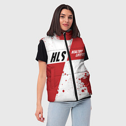 Женский жилет HLS - здоровый образ жизни, цвет: 3D-красный — фото 2