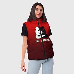 Женский жилет Monokuma, цвет: 3D-светло-серый — фото 2
