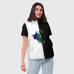 Женский жилет Лягуха, цвет: 3D-красный — фото 2