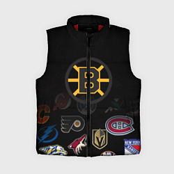 Женский жилет NHL Boston Bruins Z, цвет: 3D-красный