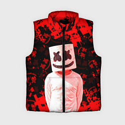 Женский жилет Fortnite Marshmello, цвет: 3D-красный