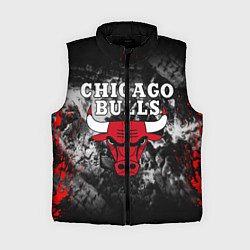 Женский жилет CHICAGO BULLS, цвет: 3D-черный