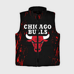 Женский жилет CHICAGO BULLS, цвет: 3D-черный