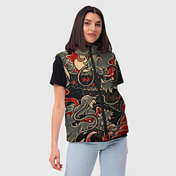 Женский жилет Dsquared tatoo DRAGON, цвет: 3D-красный — фото 2